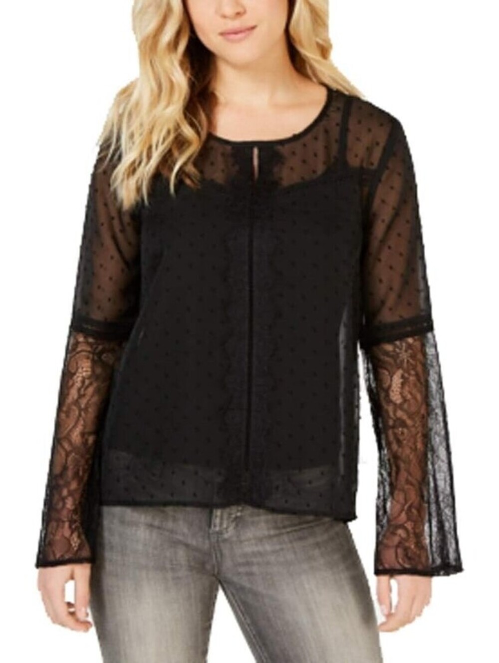 Self Esteem Juniors Swiss Dot Top Size S